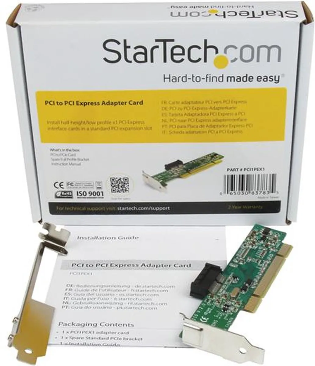Startech PCI1PEX1 PCI-Express Kaart - Groen