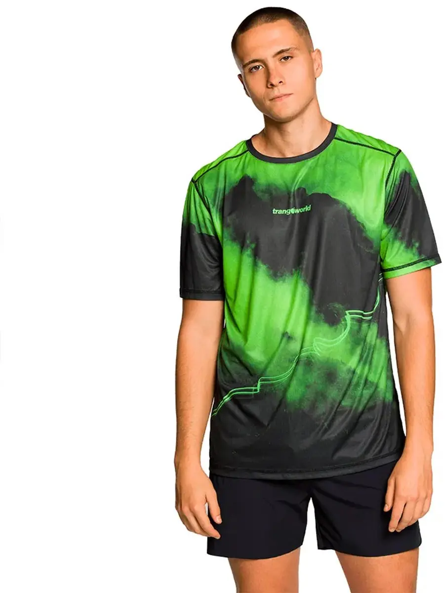 Trangoworld Eleix T-shirt Met Korte Mouwen Groen XL Man
