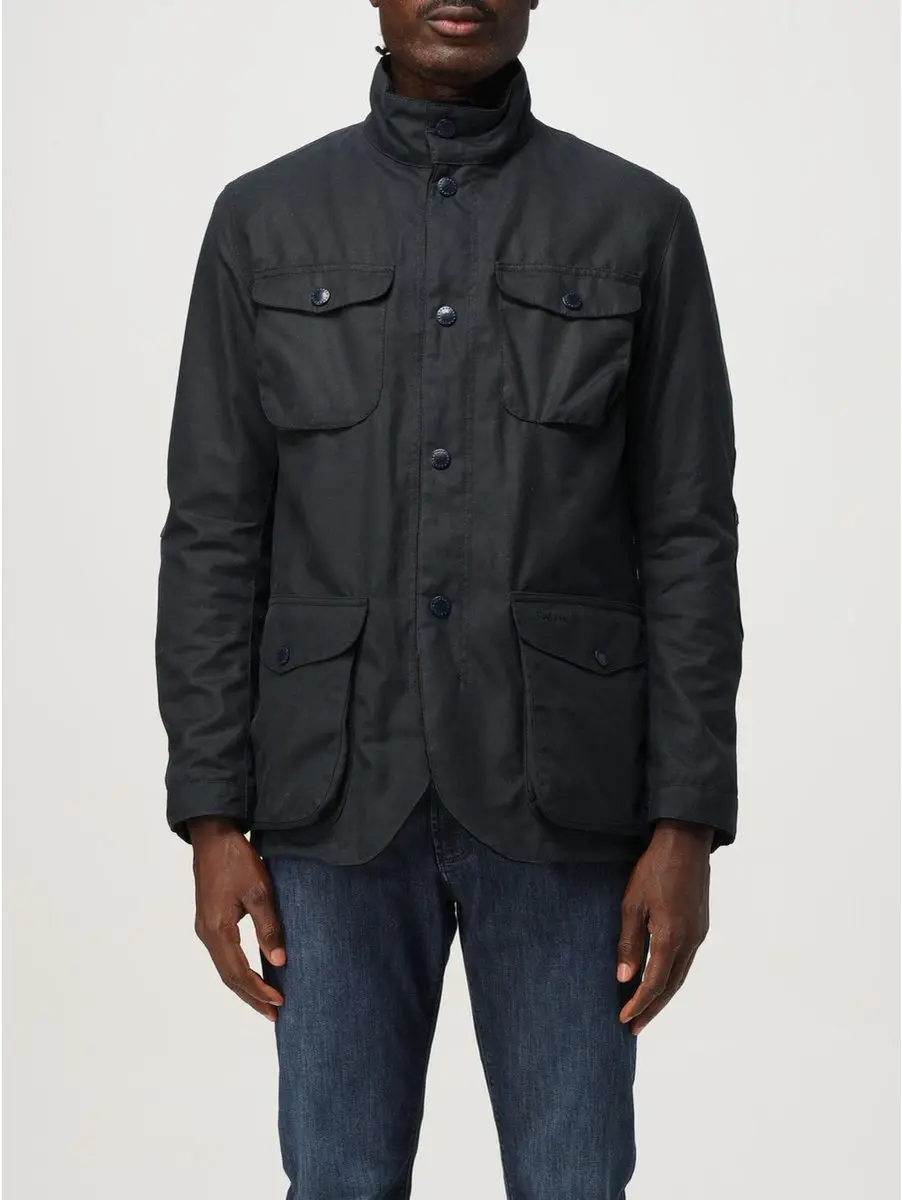 Barbour Waxjas Ogston Donkerblauw - Maat XXL - Heren - Winterjassen