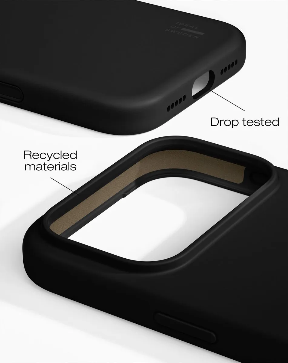 iDeal of Sweden iPhone 17 Pro Silicone Hoes - Zwart - afbeelding 3 van 5