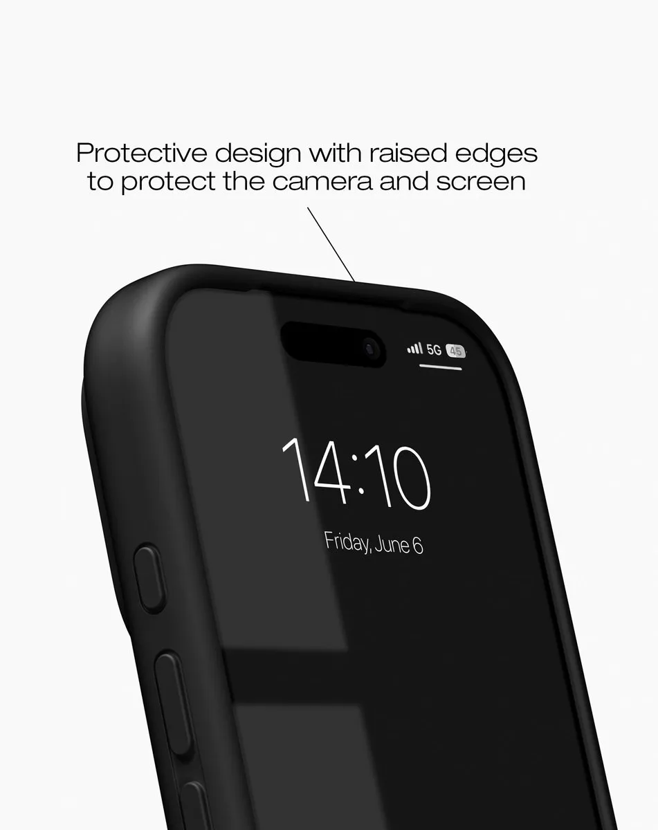 iDeal of Sweden iPhone 17 Pro Silicone Hoes - Zwart - afbeelding 4 van 5