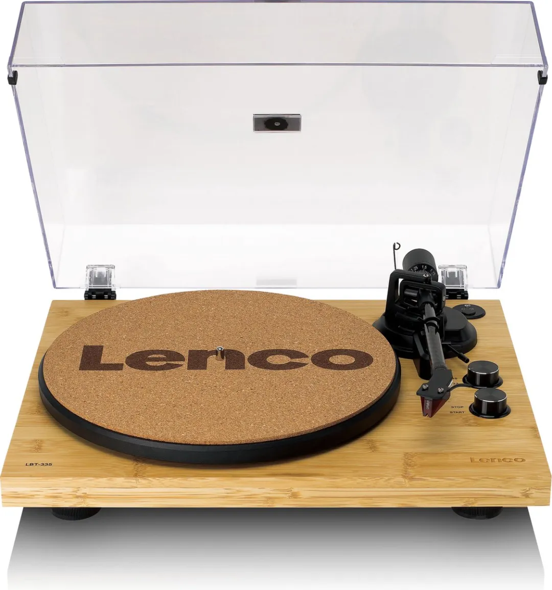 Lenco LBT-335BA Platenspeler - Ortofon 2M Red - Bamboe
