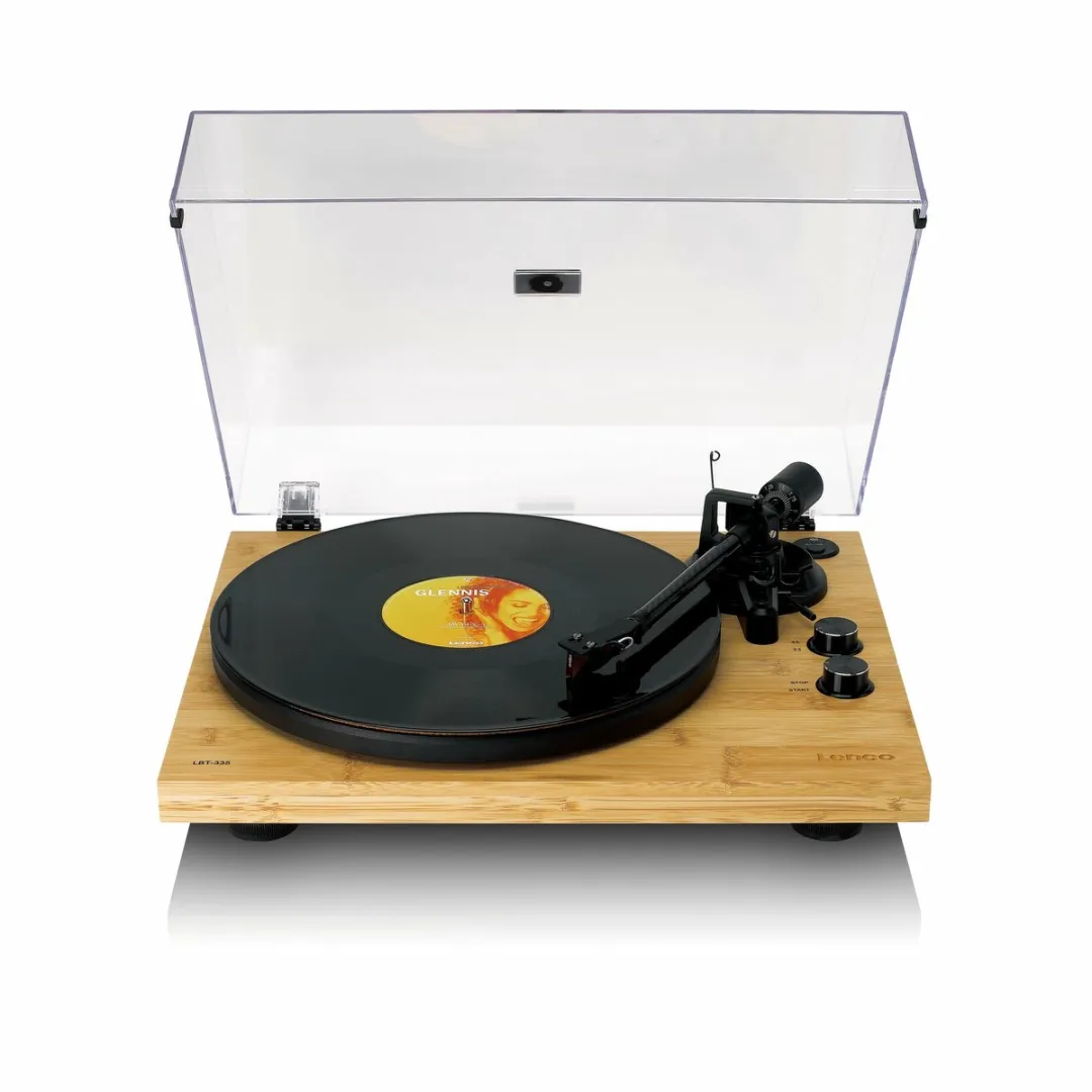 Lenco LBT-335BA Platenspeler - Ortofon 2M Red - Bamboe
