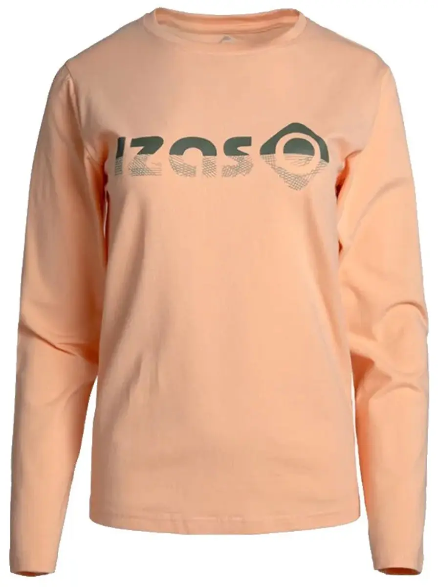 Izas Cosco T-shirt Met Lange Mouwen Oranje M Vrouw