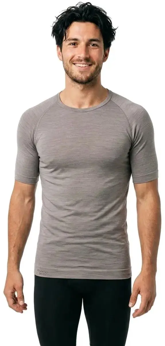 Lurbel Merino Lite T-shirt Met Korte Mouwen Grijs M Man
