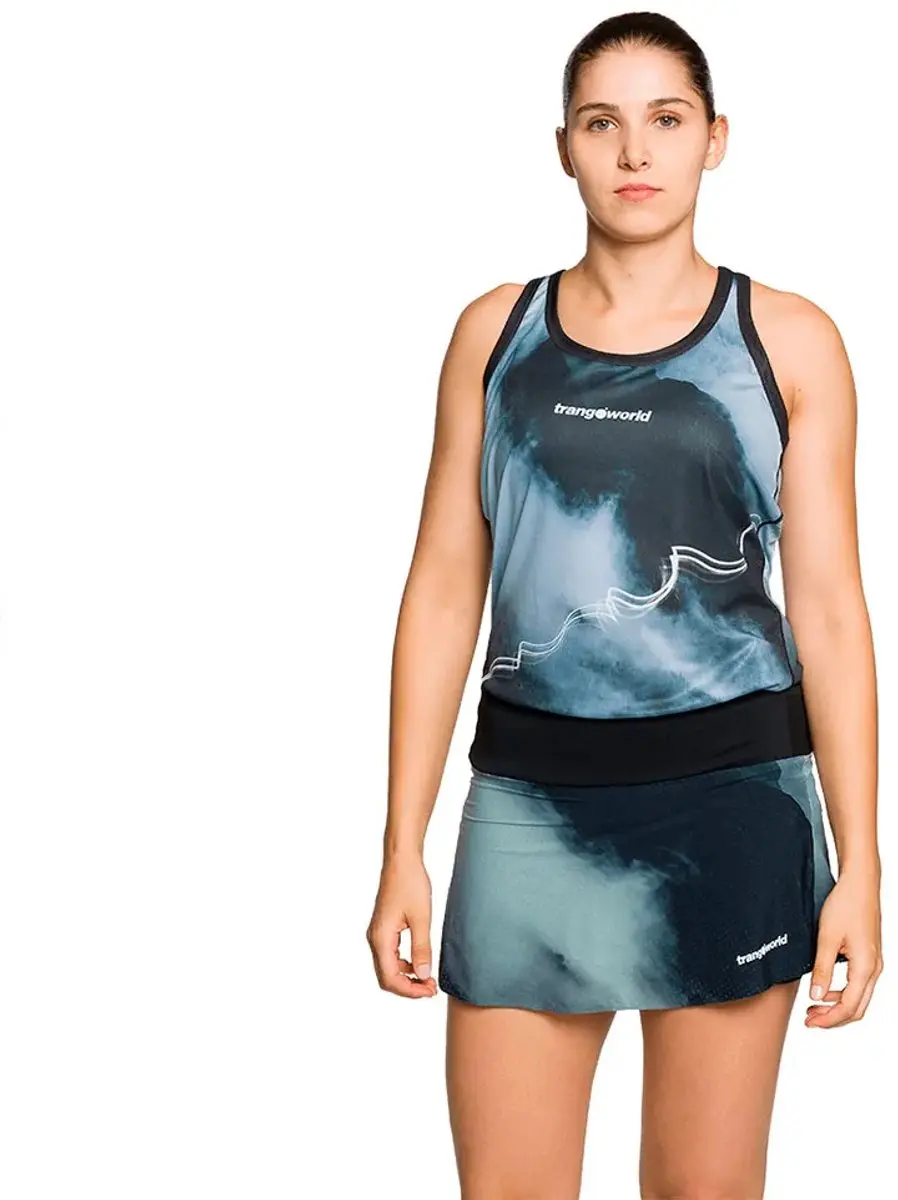 Trangoworld Gaube Mouwloos T-shirt Blauw 2XL Vrouw
