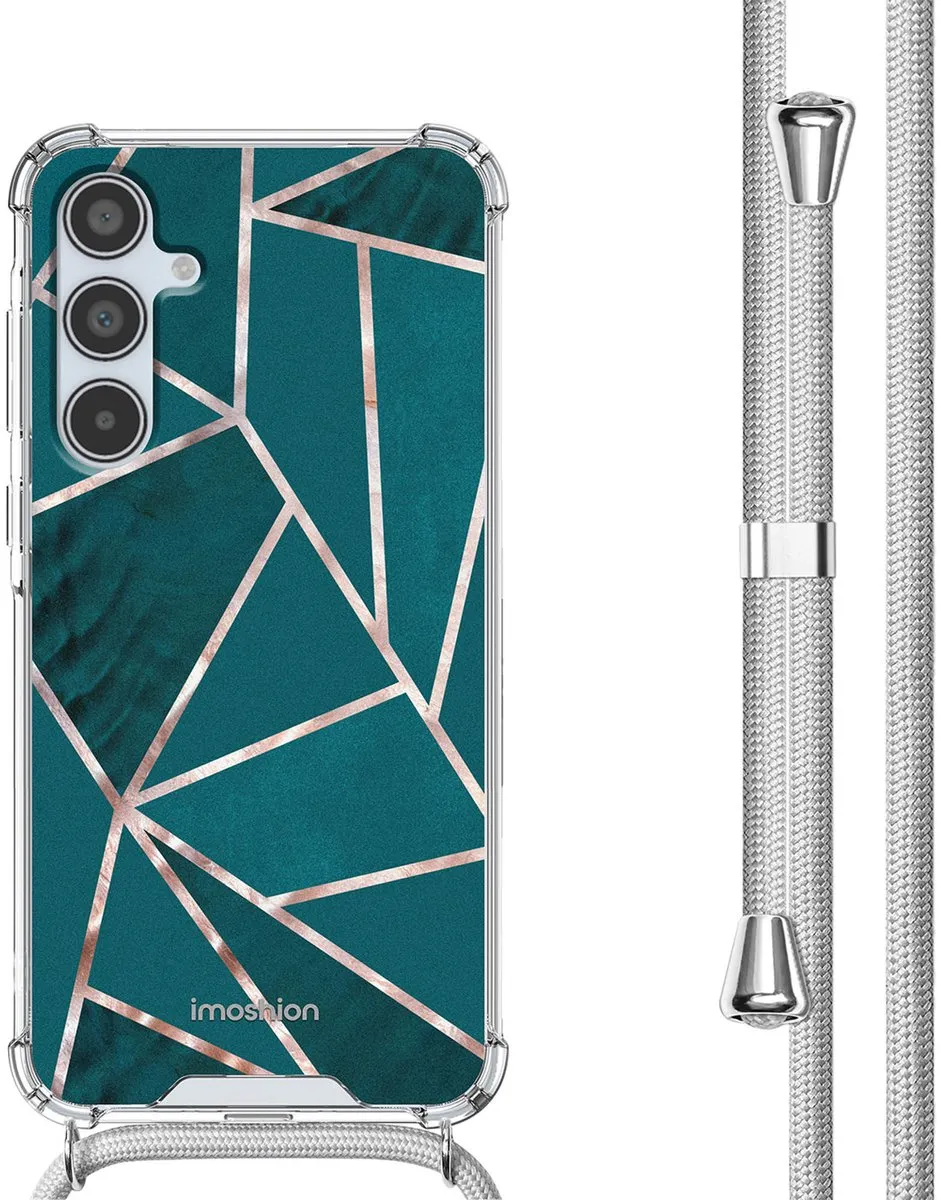 Imoshion Hoesje Samsung Galaxy A35 - Petrol Green Graphic