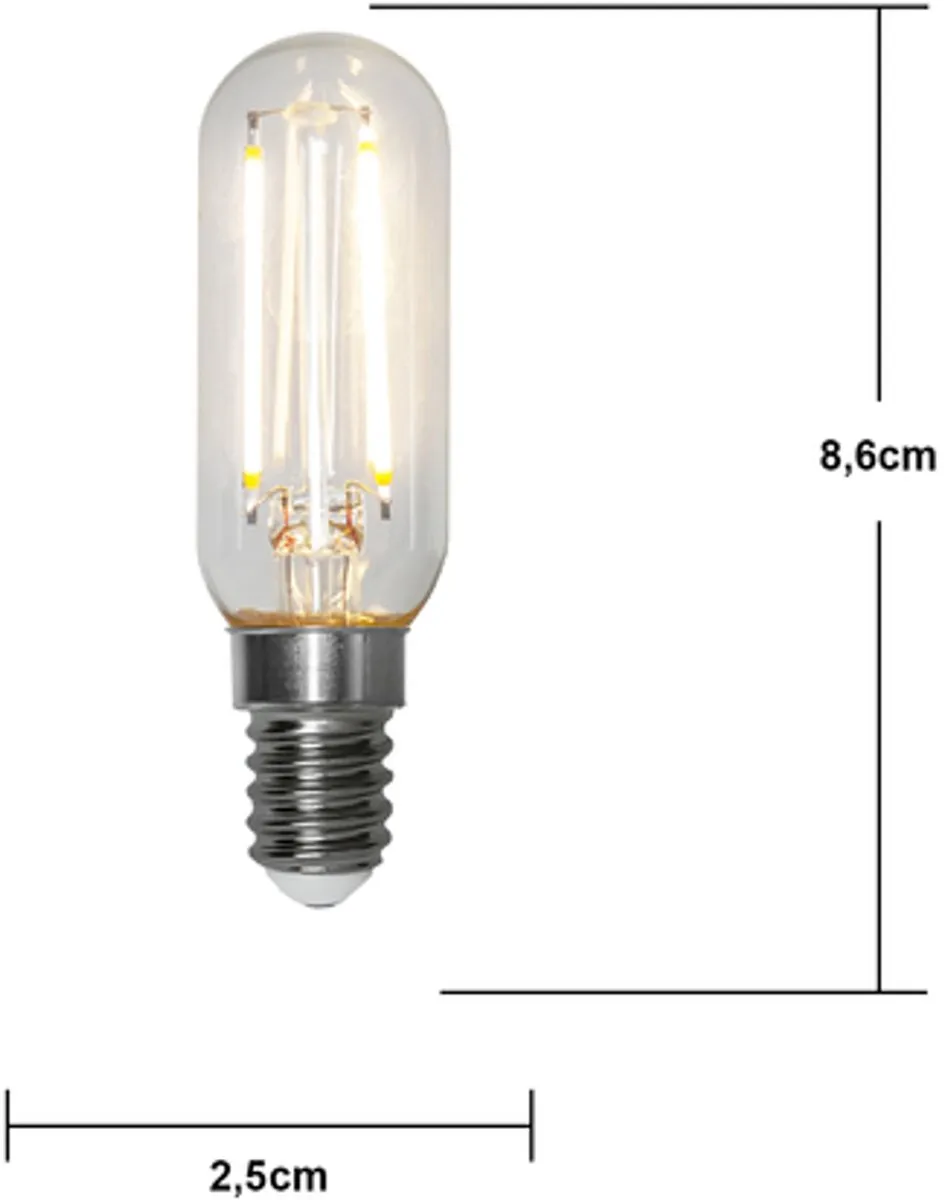 Star Trading Staaflamp E14 1.8W Extra Warm Wit - Helder