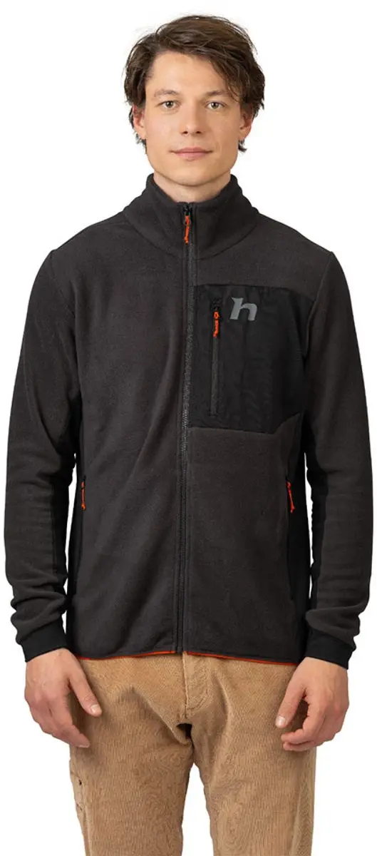 Hannah Yukon Fleece Met Volledige Rits Zwart L Man