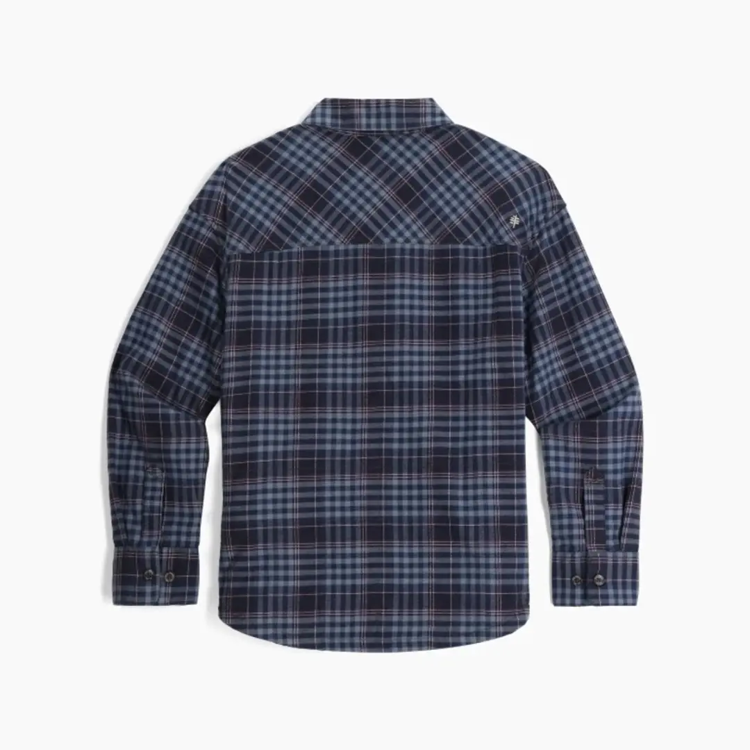 Royal Robbins Vista Flannel - Dames Lange rits fleece - Deep Blue Antelope Pld - afbeelding 3 van 6