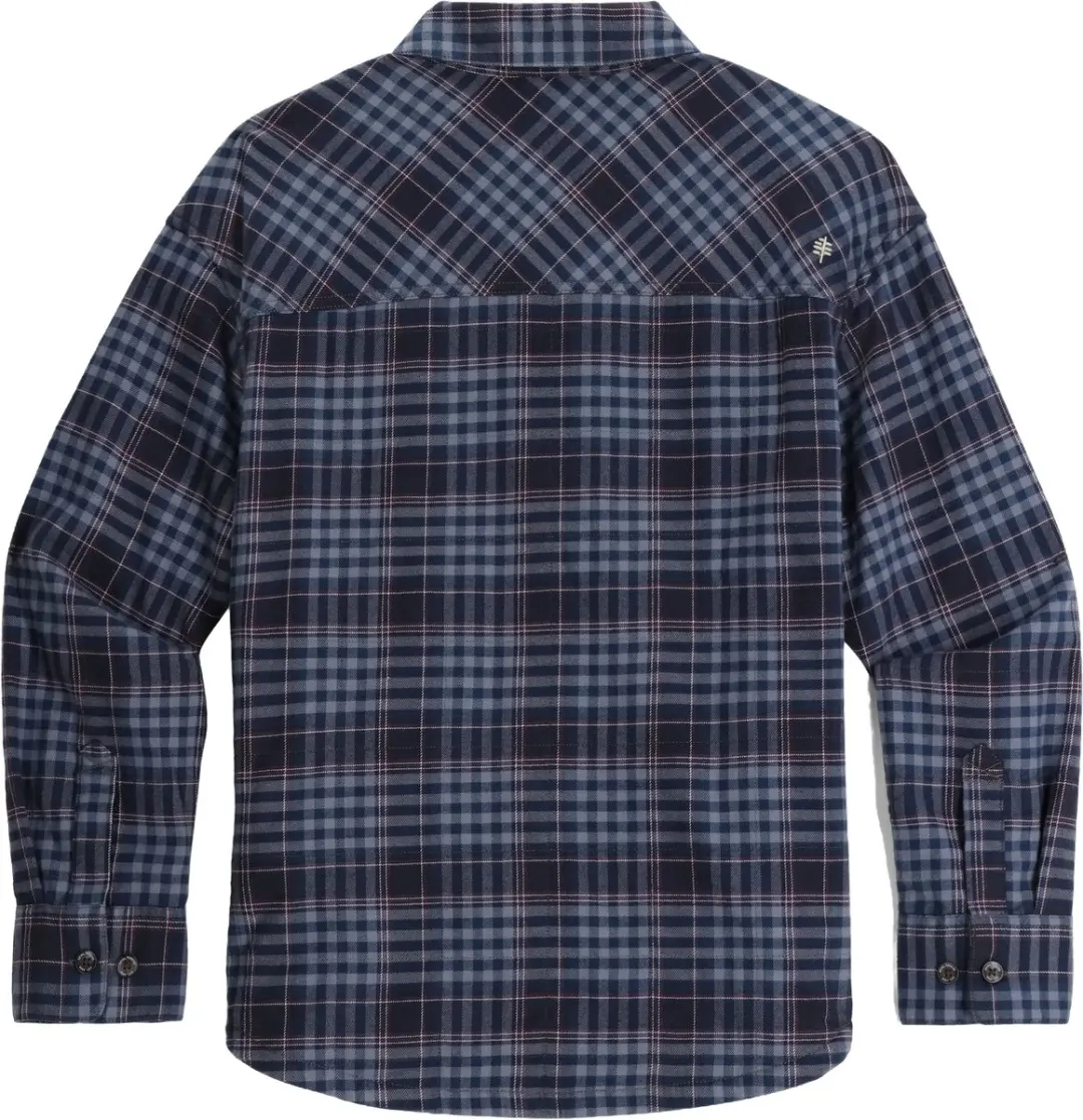 Royal Robbins Vista Flannel - Dames Lange rits fleece - Deep Blue Antelope Pld - afbeelding 6 van 6