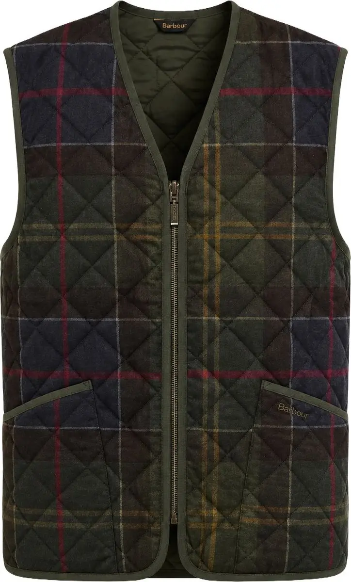 Barbour Icons Zip-In Quilted Liner Classic Tartan
