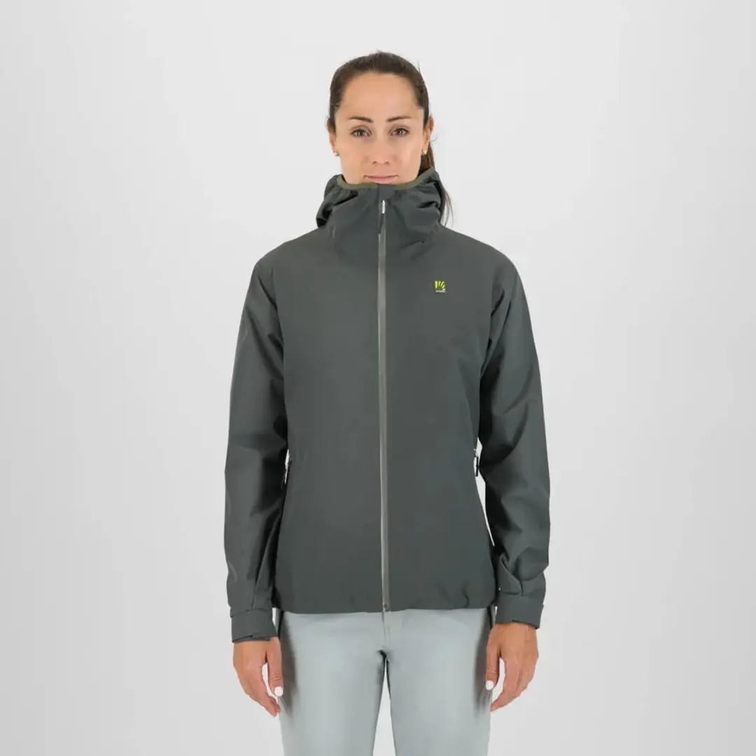 Karpos Pluvia Dames Jas - Castor Gray L