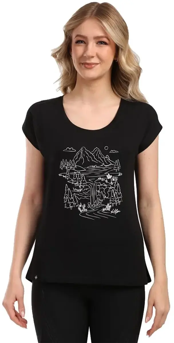 Kilpi Roane T-shirt Met Korte Mouwen Zwart 36 Vrouw