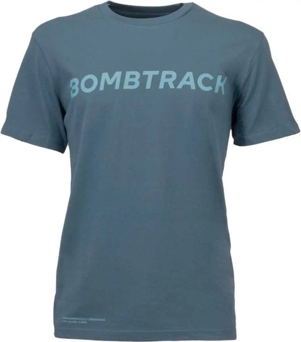 Bombtrack Logo T-shirt Met Korte Mouwen Blauw M Man