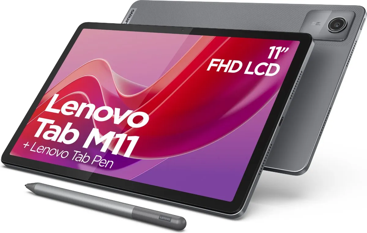 Lenovo Tab M11 ZADA0134SE Tablet - 4GB/128GB Grijs - afbeelding 6 van 6
