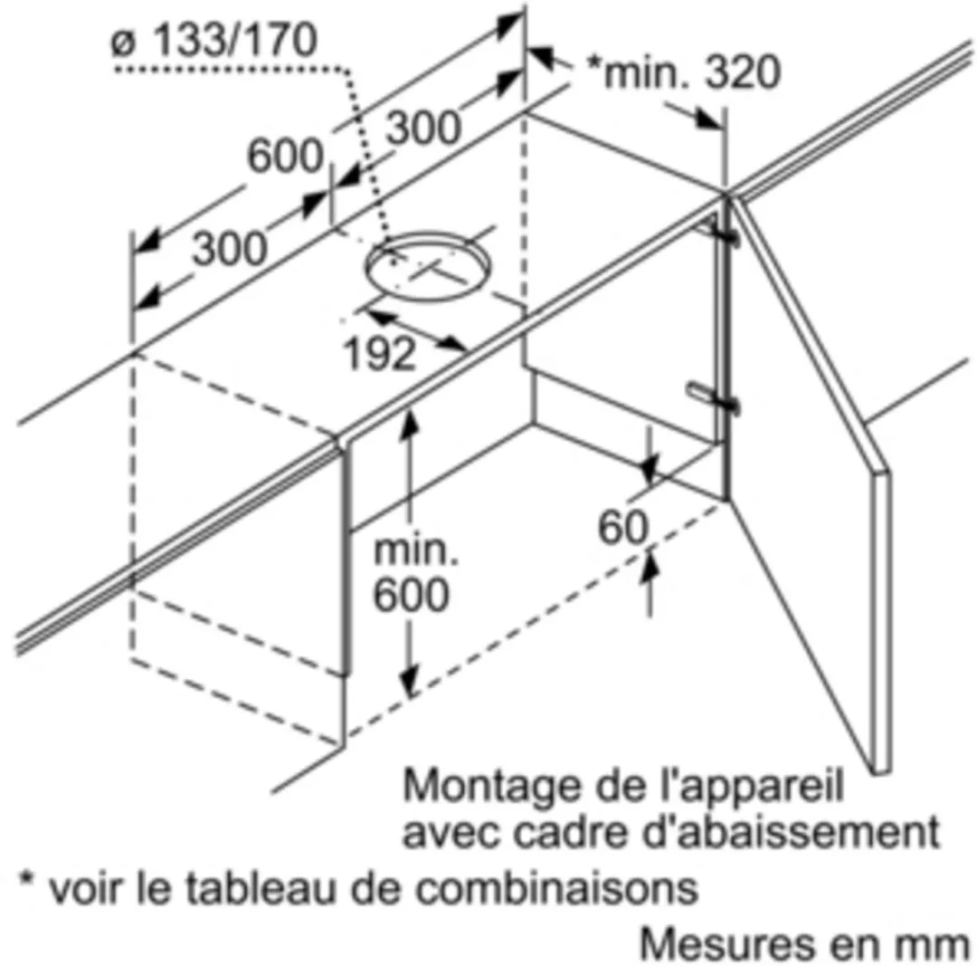 Neff Z54TL60X0 Montageset - Grijs