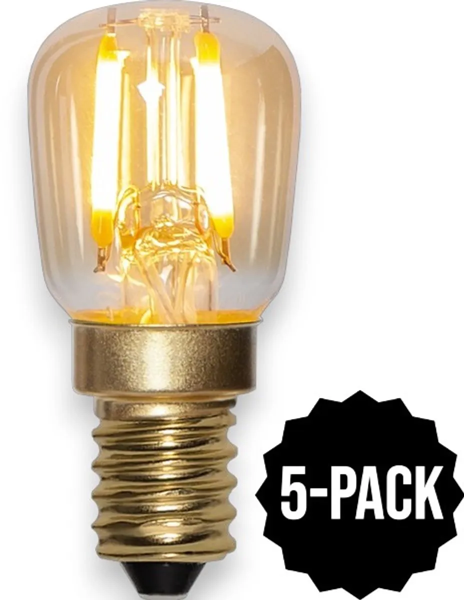 Star Trading Mini Lampje E14 0.5W Super Warm Wit - 5 Stuks