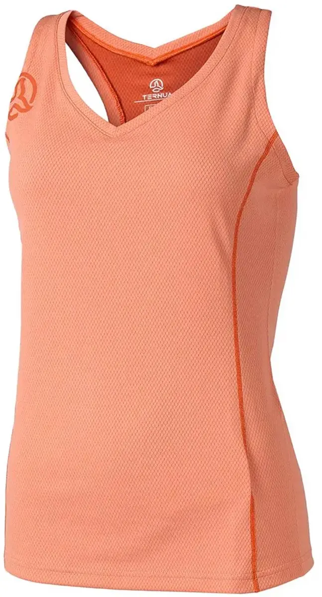 Ternua Aftira Mouwloos T-shirt Oranje L Vrouw