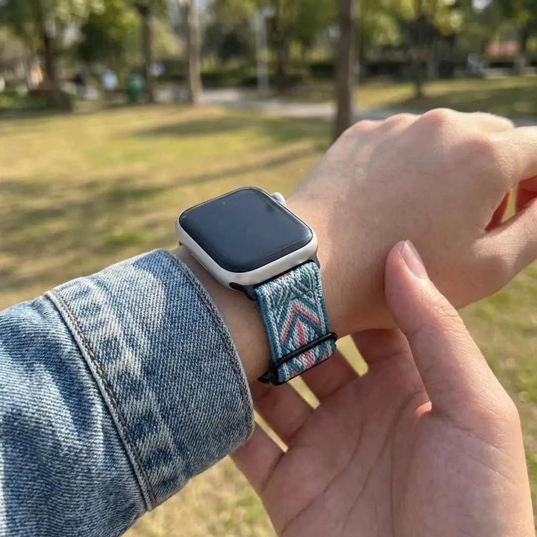 NUVEX Horlogebandje Aztec Patroon - Apple Watch 38-42mm - One Size