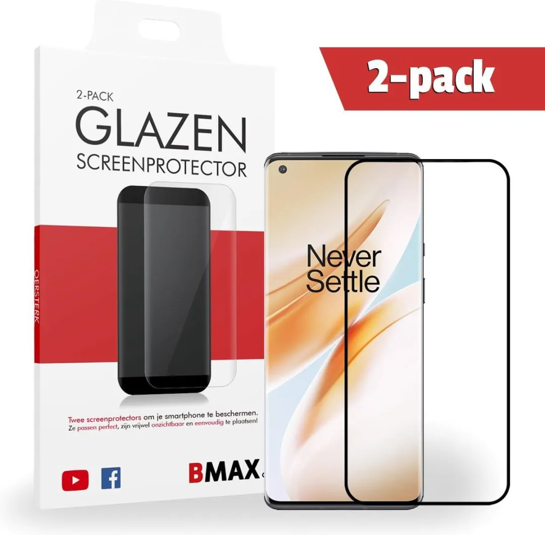 BMAX BMAX651227 Glazen Screenprotector OnePlus 8T