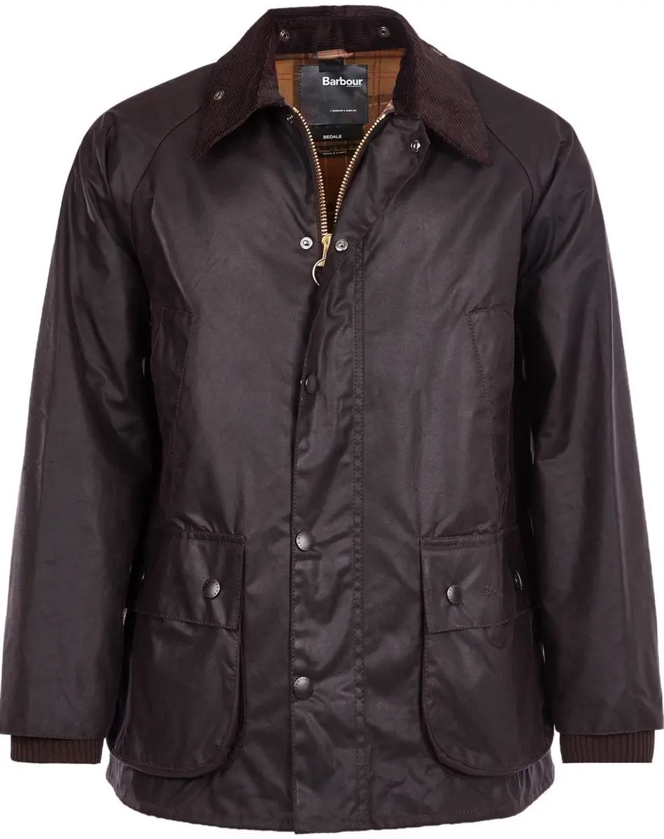 Barbour Bedale Wax Jas Bruin - Maat 54 - Heren - Wax jassen