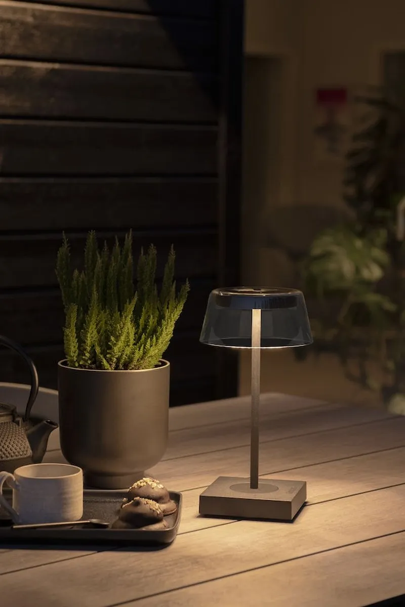 Konstsmide Scilla LED Tafellamp Zwart - 3000K