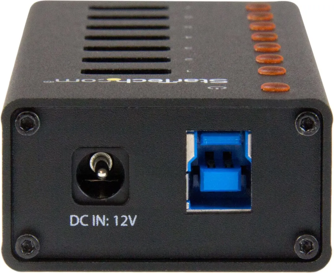 Startech ST7300U3M USB 3.0 Hub 7 Poorten - Zwart