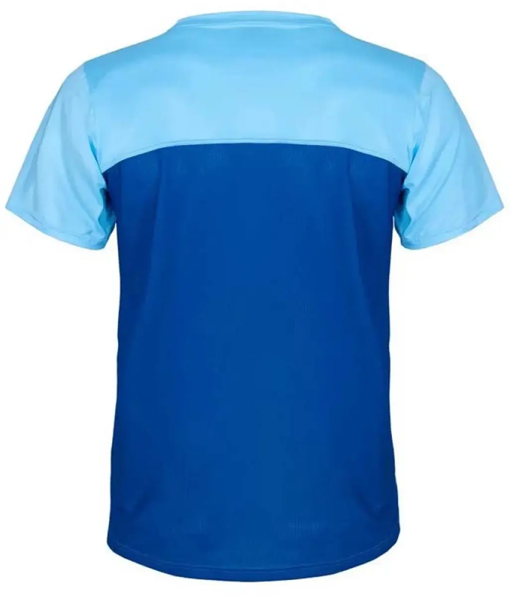 226ERS Color Block T-shirt Korte Mouw - Blauw - XL - afbeelding 3 van 6