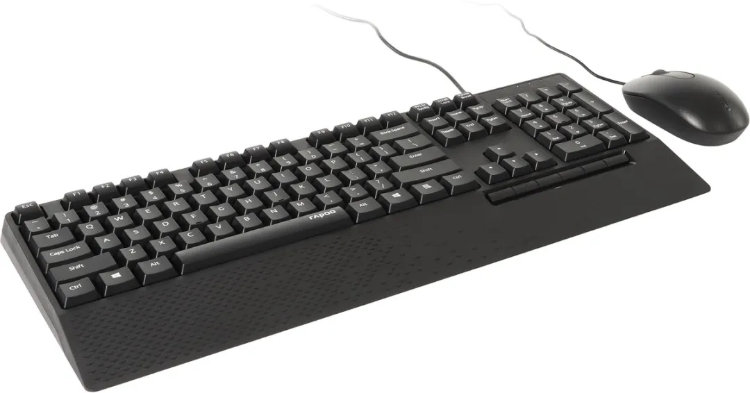 Rapoo NX2000 Toetsenbord-Muis Set - Zwart