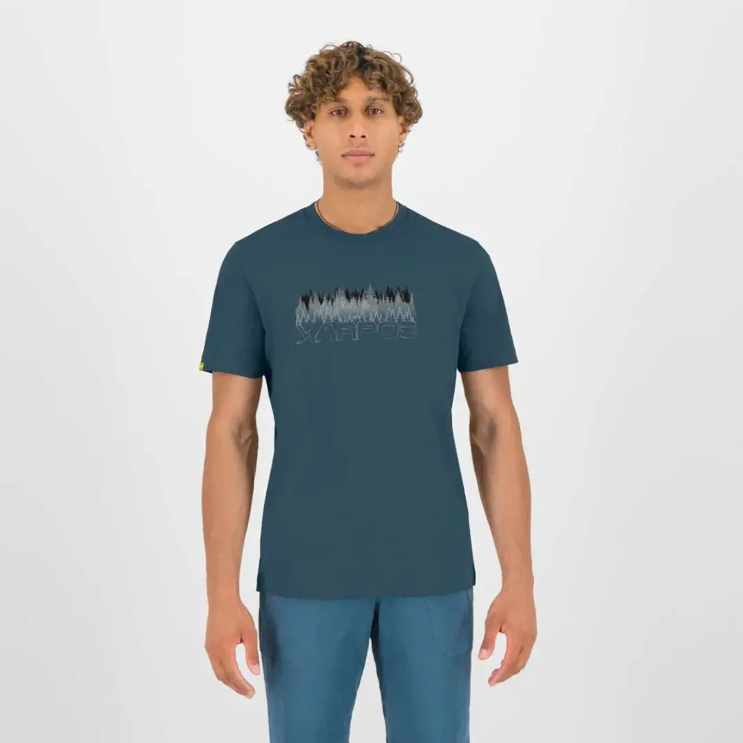 Karpos Bosco Heren T-shirt - Blauw - M