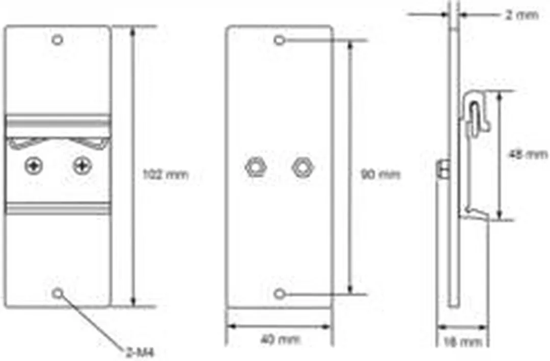 Renkforce RF-2826052 DIN-railadapter