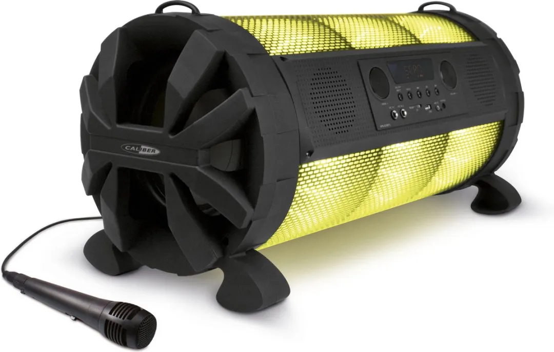 Caliber Partybox HPG619BTL - 200W Karaoke Speaker - Zwart