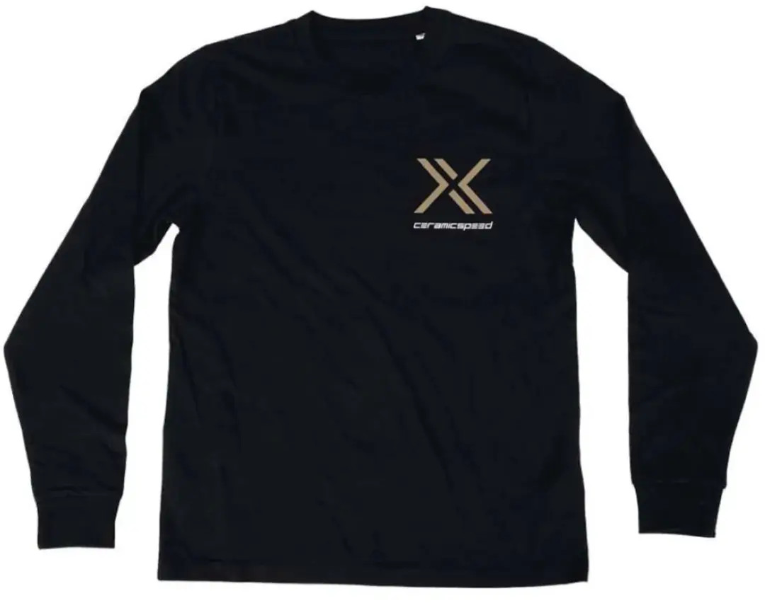 Ceramicspeed X T-shirt Met Lange Mouwen Zwart XL