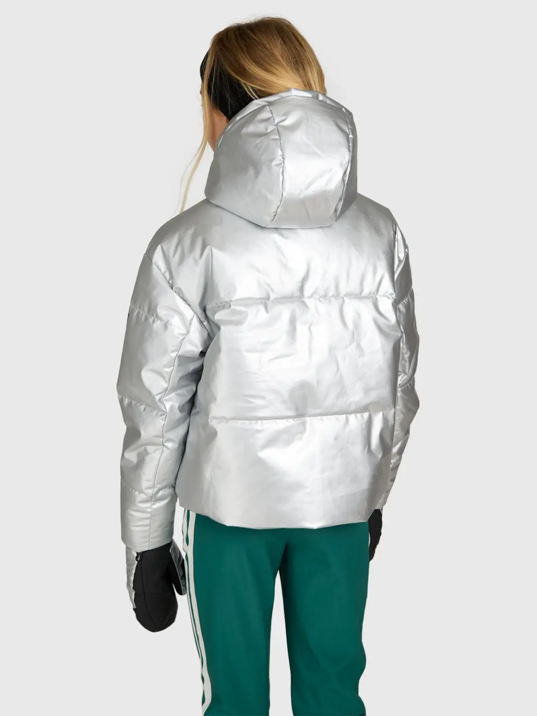 Brunotti Fiasky-Metallic Skijas Meisjes - Silver - 140 - afbeelding 5 van 6