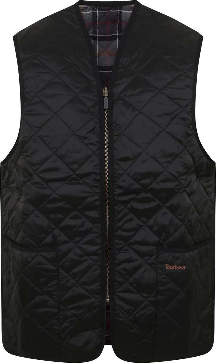 Barbour Voering Quilted Zip-in Zwart - Maat 56 - Heren - Binnenjas