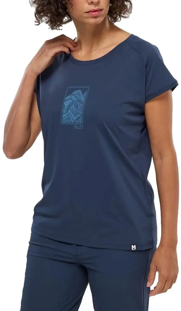 Millet Seneca T-shirt Met Korte Mouwen Blauw L Vrouw