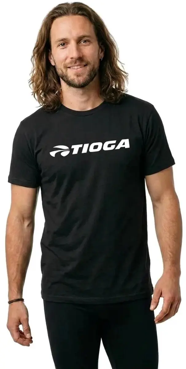 Tioga Logo T-shirt - Zwart - L - afbeelding 2 van 3