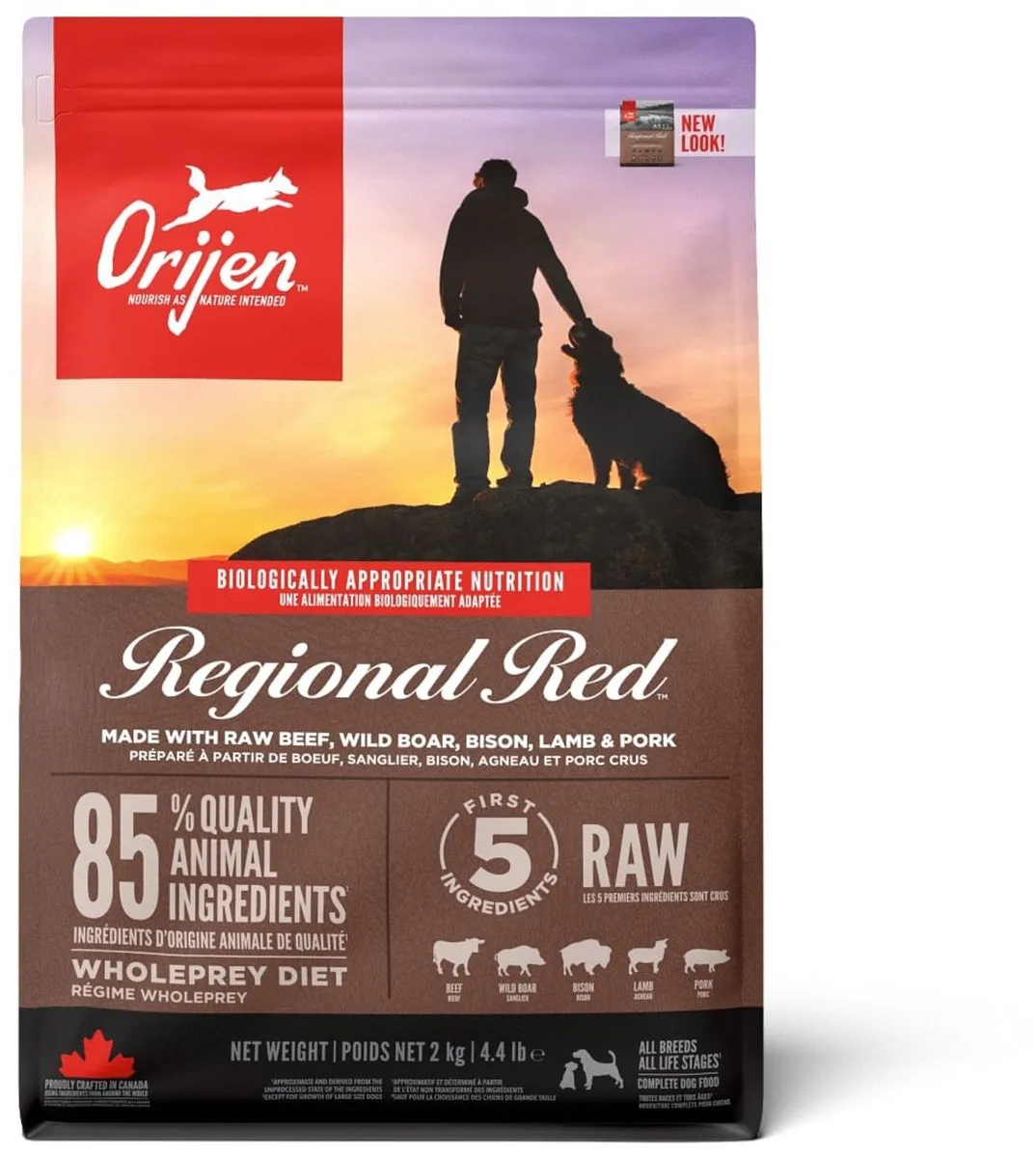 Orijen Whole Prey Regional Red Hondenvoer 2kg