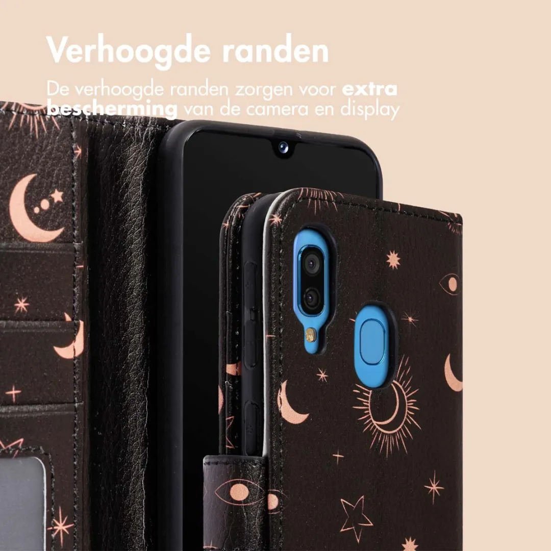 Imoshion Hoesje Samsung Galaxy A40 - 3 Pasjes - Sky Black - afbeelding 6 van 6