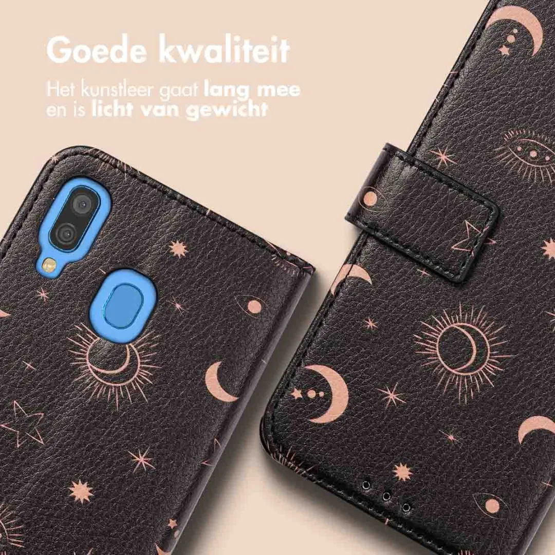 Imoshion Hoesje Samsung Galaxy A40 - 3 Pasjes - Sky Black