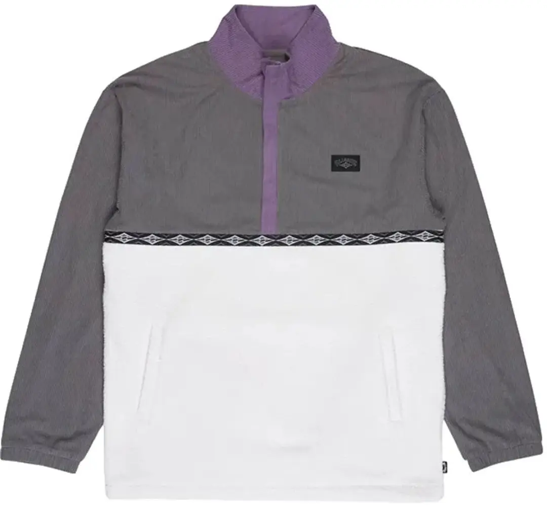Billabong Space Lobster Fleece Half Zip - Grape Leaf - S - afbeelding 4 van 4