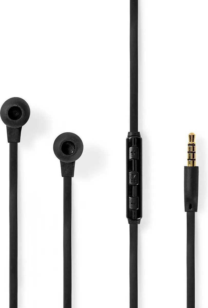 Nedis HPWD2020 Bedrade Koptelefoon 1.2m - Zilver/Zwart - afbeelding 6 van 6