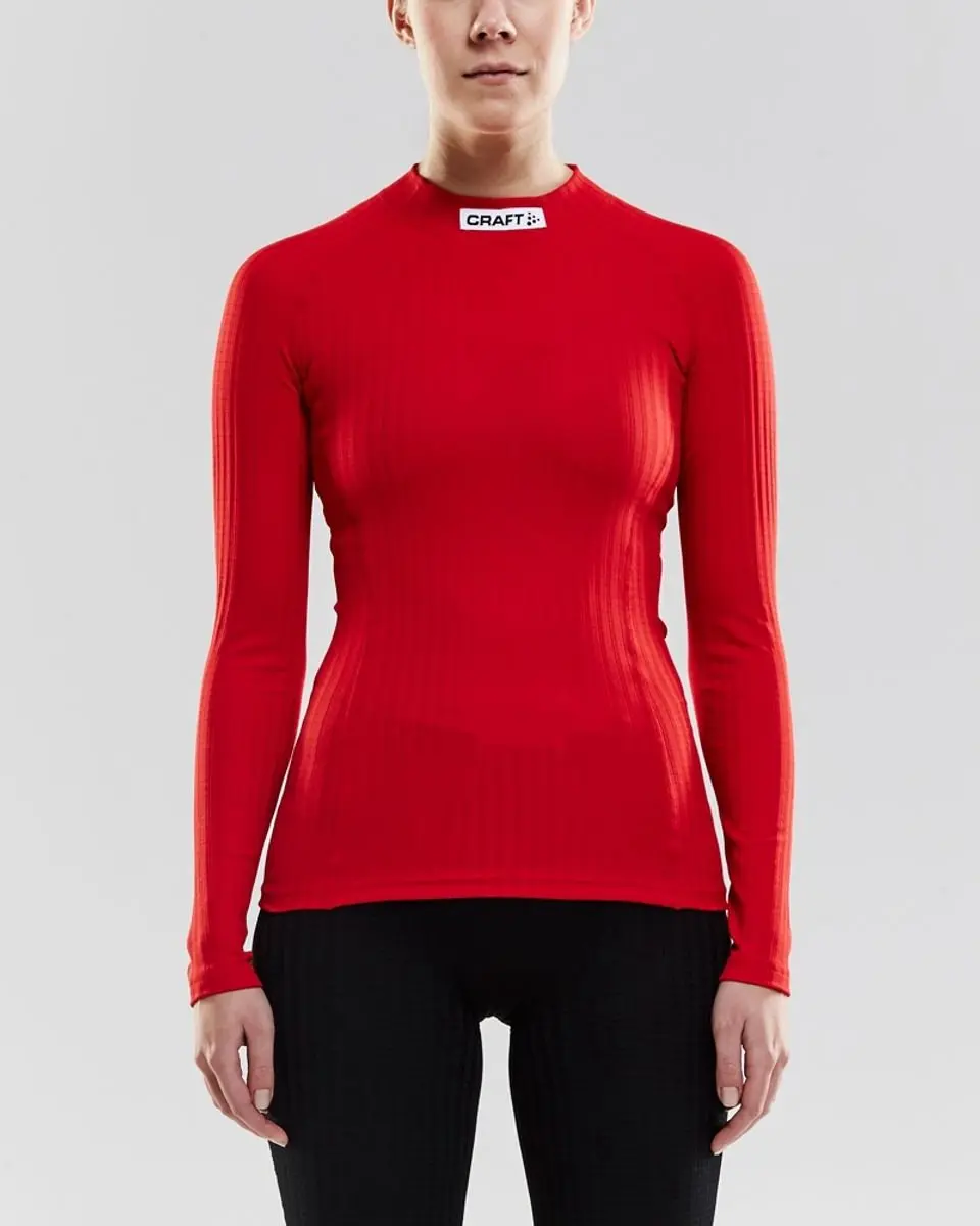 Craft Progress Baselayer Shirt Lange Mouw Dames - Rood - L - afbeelding 2 van 6