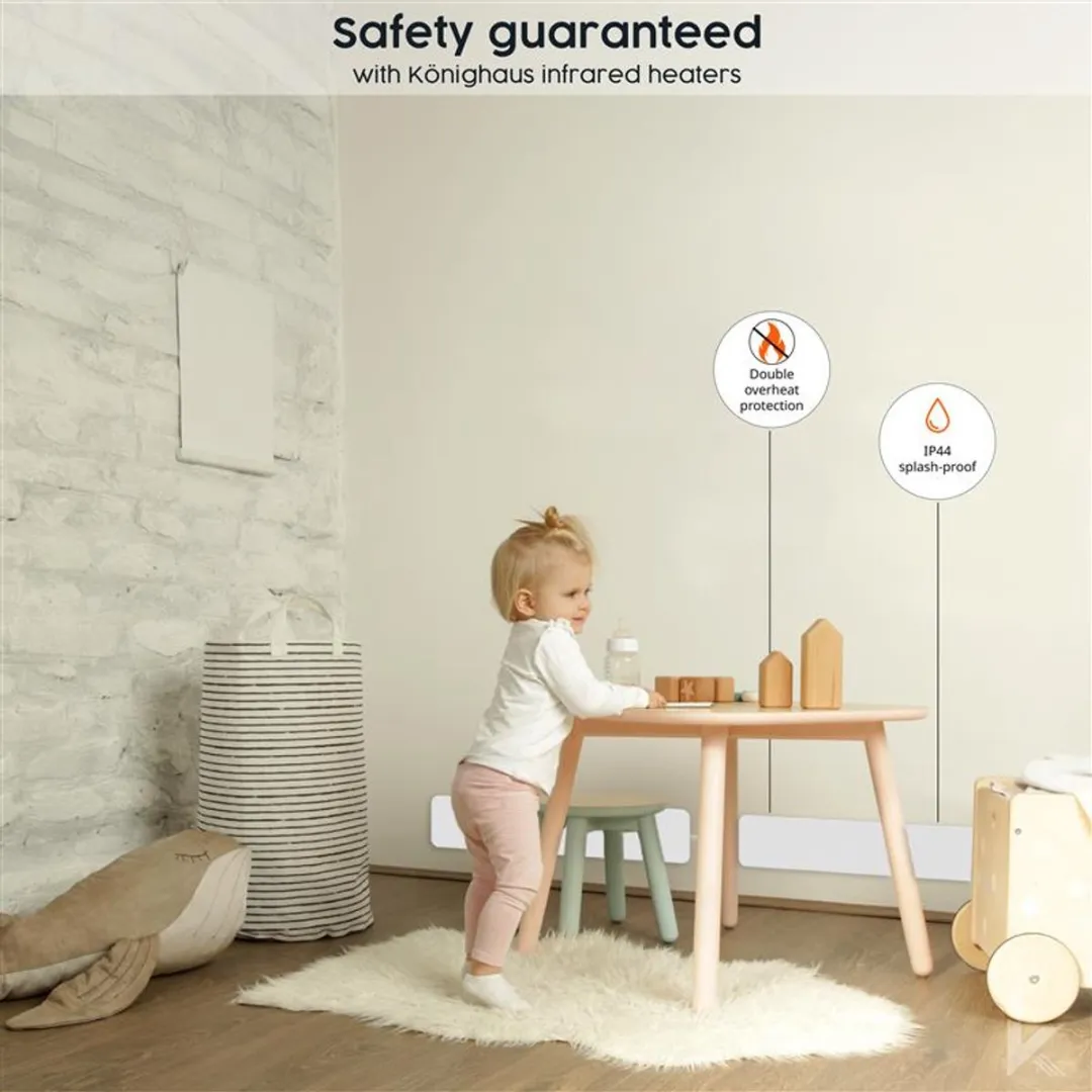 Könighaus Anti-schimmel Infrarood Paneel 50W - Wit