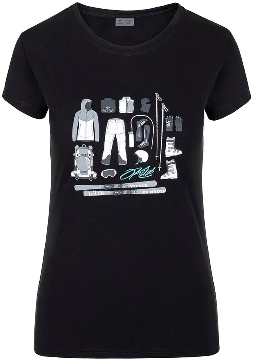 Kilpi Tornes T-shirt Met Korte Mouwen Zwart 44 Vrouw