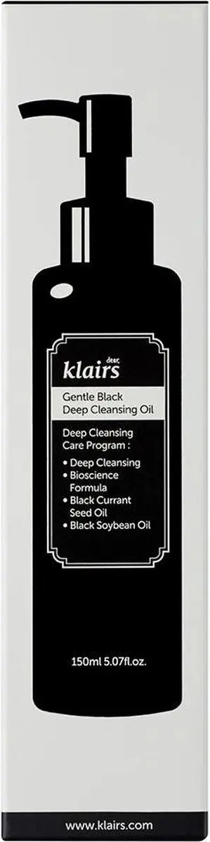 Klairs Gentle Black Reinigingsolie 150ml - afbeelding 3 van 6