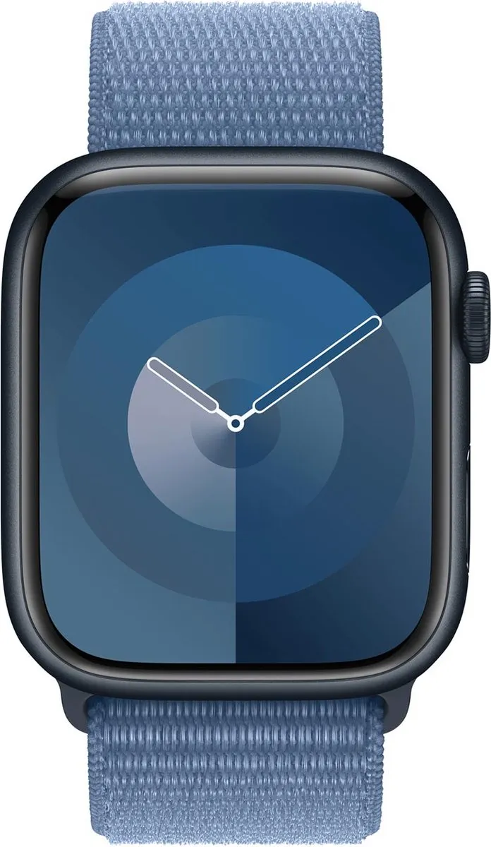 Apple Sport Loop Horlogeband Winterblauw 45mm