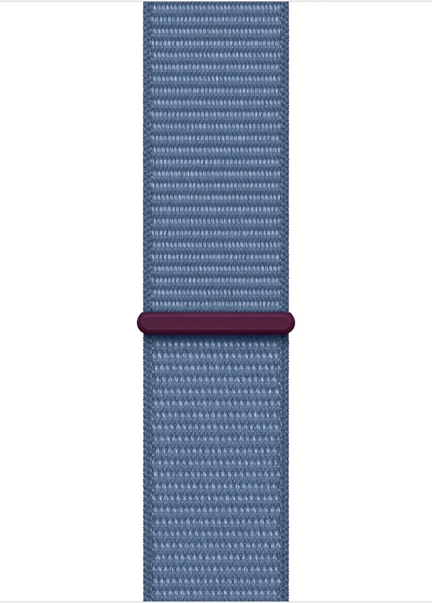 Apple Sport Loop Horlogeband Winterblauw 45mm