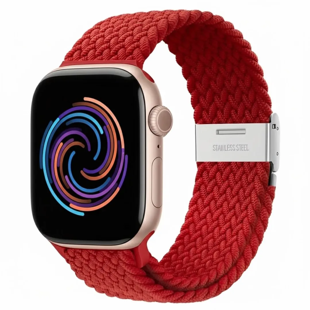 NUVEX Rood Horlogebandje Apple Watch 38-42mm
